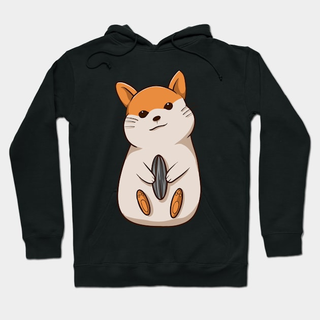 Hamster Hoodie by Stenau Artwerk